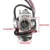 Carburetor Compatible with 2003-2007 Suzuki LTZ400 LTZ 400 Quad ATV Carb 2004 2005 2006 with Cleaner Brush & Fuel Filter