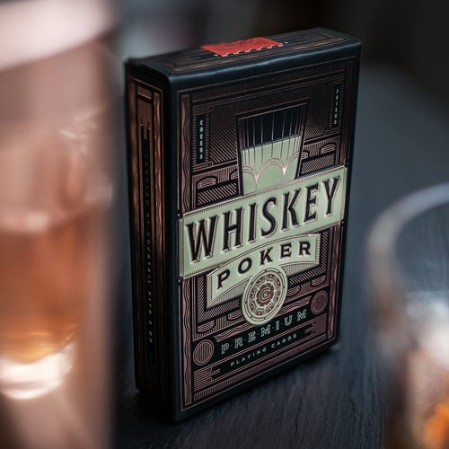 CocktailKits2Go Single Deck Whiskey Poker Playing Cards - Unique Deck of Themed Cards for Beginners and Professionals - Suitable for Any Card Game