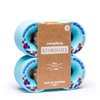 Orangatang Stimulus 70 mm 77a Freeride Longboard Skateboard Wheels w/Loaded Jehu V2 Bearings (Blue, Set of 4)