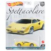 Lamborghini Countach LP 5000 QV Yellow Spettacolare Series Diecast Model Car by Hot Wheels