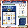 Shappy 35 Pieces Christmas Nativity Bingo Game Christian Bingo Game 24 Players Nativity Bingo Cards Christmas Games for Family Friends School Classroom Activities Holiday Party Favors(Nativity)