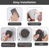 Prasacco 4 Pcs Tea Towel Holders Round Self-Adhesive Towel Hooks Push in Suction Hand Towel Holder for Kitchen Bathroom Home