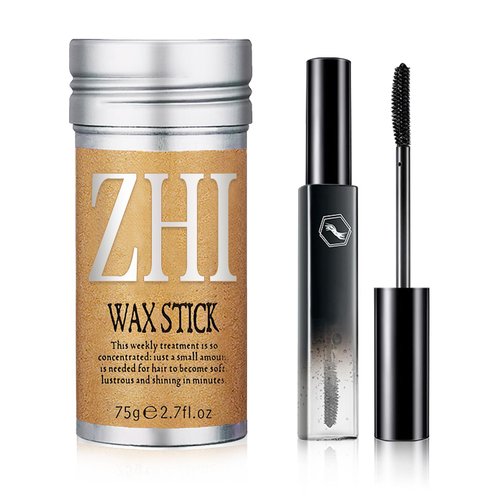 ZHISHUDL Hair Wax Stick for Flyaways Wax Stick for Hair Finishing Stick Hair Slick Stick Long-Lasting Styling Hair Pomade Stick for Fly Away and Edge Frizz Hair