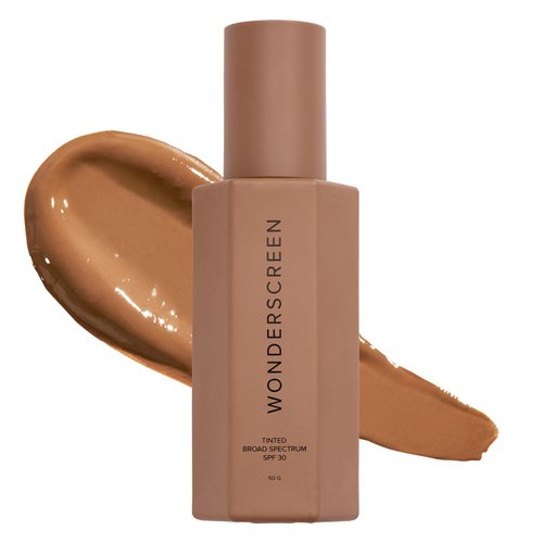 DIME Beauty Tinted Glow Wonderscreen SPF 30, Mineral Sunscreen for Face with 19% Zinc Oxide, Tinted Moisturizer with SPF, 50 g (Shade 03)