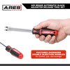 ARES 18070 – 2-Piece Automatic Slack Adjuster Release Tool and Wrench – Fork End Release Tool and Double Square Ratcheting Wrench for Air Brake System Adjustments – Carbon Steel Construction