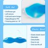 Cooling Eye Mask, Reusable Cold Eye Mask for Hot Cold Treatment for Eye Strain, Eye Swelling, Eye Redness, Puffy Eyes, Dark Circles, Smooth Fine Lines, and Eye Recover Surgery. 2 Packs (Blue)