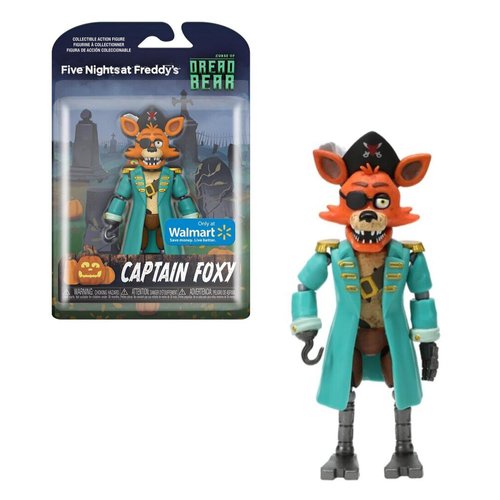 Five Nights at Freddy's Funko Action Figure: Captain Foxy, Curse of Dreadbear, 5 Inch, Halloween Limited, 2021