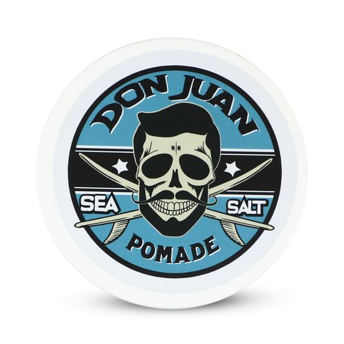 Don Juan Sea Salt Pomade | Water Based | Medium Hold | Medium Shine | Natural Plant Extracts and Ocean Minerals | Surf Wax Scent, 4 oz