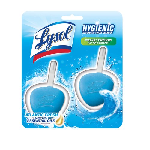 LYSOL No Mess Automatic Toilet Bowl Cleaner, Ocean Fresh Scent 2 ea (Pack of 3)