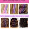 MSDADA Hair Chalk for Girls Kids-New Hair Chalk Comb Temporary Bright Washable Hair Color Dye-4 5 6 7 8 9 10 Year Old Girl Gifts Toys for Christmas,Halloween Cosplay Birthday-5 Pcs Pink+5 Pcs Purple