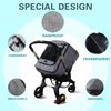 Car Seat Rain Cover,Universal Baby Stroller Accessory for Infant Car Seat Stroller,Waterproof, Windproof Protection,Protect from Dust Snow(Grey)