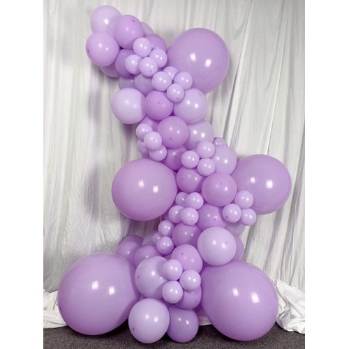 100 Pack Macaron Purple Balloons Different Sizes 18 12 10 5 Inch KIRIKOU Party Balloons for Birthday Valentines Baby Shower Bridal Wedding Party Decors