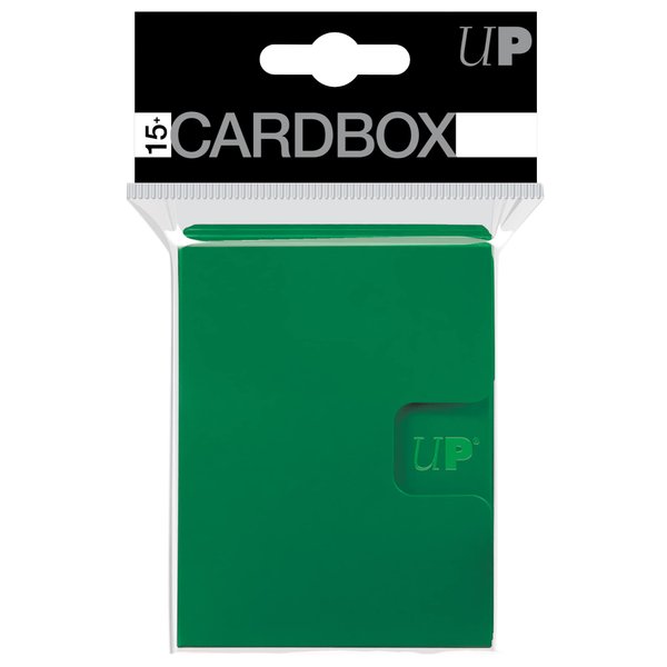 Ultra PRO - Card Protector PRO 15+ Card Box 3ct (Green) - Protect Your Valuable Sports Cards, Gaming Cards, and Collectible Trading Cards, Fits Inside Ultra PRO Deck Box for Extra Protection