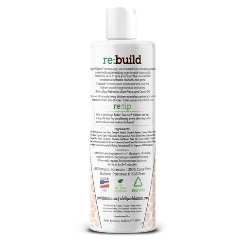 NATURAL Volumizing Shampoo and Conditioner for Hair Growth - DHT Blocking Formula with Biotin for Thinning Hair and Hair Loss Prevention for Men & Women