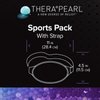 TheraPearl-14070 Color Changing Reusable Hot Cold Pack with Strap, Sports Size Ice Pack with Gel Beads, 11" x 4.5"