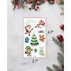 Stockings Stuffers for Boys Girls,Christmas Temporary Tattoos for Kids, 10 Sheets Xmas Tattoo Stickers - Waterproof Tattoos for Boys Girls Birthday Party Favors, Holiday Stocking Stuffers & Gift