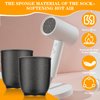 2pcs Hot Sock Diffuser for Hair Dryer,Hair Dryer Sock Diffuser Cover,Sponge Hair Dryer Diffuser Cover Portable Soft Curly Hair Diffuser Cap for Home Travel Hotel Hairstyling Accessories