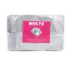 MIILYE Nail Polish Remover Foil Wraps for Acrylic/Dip Powder/UV/Gel/Polish Varnish Soak-off Removal, with Pre-attached Lint Free Pad (100x Gel Nail Polish Remover Wraps)