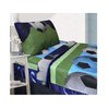 All American Collection 3 Piece Twin Size Soccer Sheet Set, Matching Comforter and Curtain Available (Sheet Set ONLY)