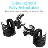 Vive Cup Holder for Walker, Wheelchair, Accessories, Stroller, Adults, Bike, Boat, Desk, Mobility Scooter, Rollator, Electric Wheel Chair - Portable Adjustable Cupholder Attachment, Near Universal Fit