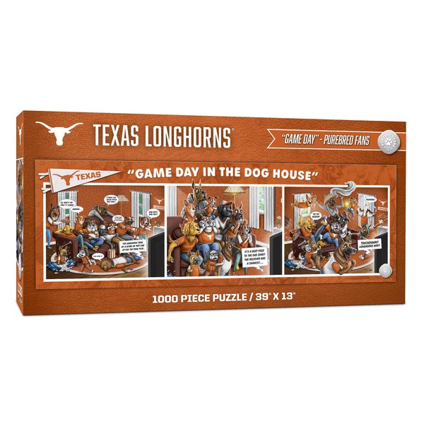 YouTheFan NCAA Texas Longhorns Game Day in The Dog House 1000pc Puzzle