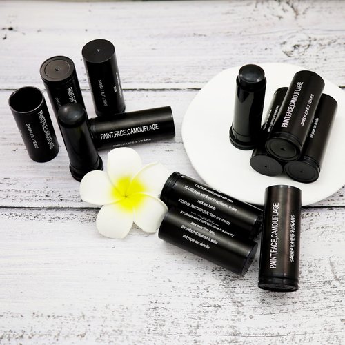 10 PCS Sports Eye Black Stick Baseball Softball Football Lacrosse Drip Eyeblack Halloween Cosplay Party Makeup Face Body Paint Costume Accessories