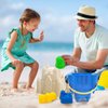 Beach Sand Toys for Kids, 2024 27pcs Beach Toys Castle Molds Sand Molds, Beach Bucket, Beach Shovel Tool Kit, Sandbox Toys for Toddlers, Beach Accessories Outdoor Indoor Play Gift