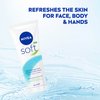 NIVEA Soft All-Purpose Moisturizing Cream (75 mL), Everyday Moisturizer and Hand Cream for Use After Hand Sanitizer or Hand Soap Light and Non-Greasy Formula