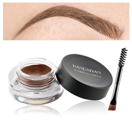 AWCCXMYM Eyebrow Pomade Cream Eyebrow Gel Highly Pigmented Natural Wild Plumping Long Lasting Waterproof Brow Pomade Makeup For Glowing Charming Eye Brow Makeup #01#Light Brow