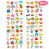 8 Sheets (96PCS) Summer Temporary Tattoo Stickers Beach Theme Pool Birthday Party Decorations Supplies Favors for Kids Boys Girls Gifts Classroom School Prizes Rewards