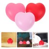 Beavorty Hand Grip Strength Trainer, 3pcs Finger Strengthener Ball Heart Shaped Hand Grip Ball Finger Resistance Exercise Squeezer for Adults Hand Workout