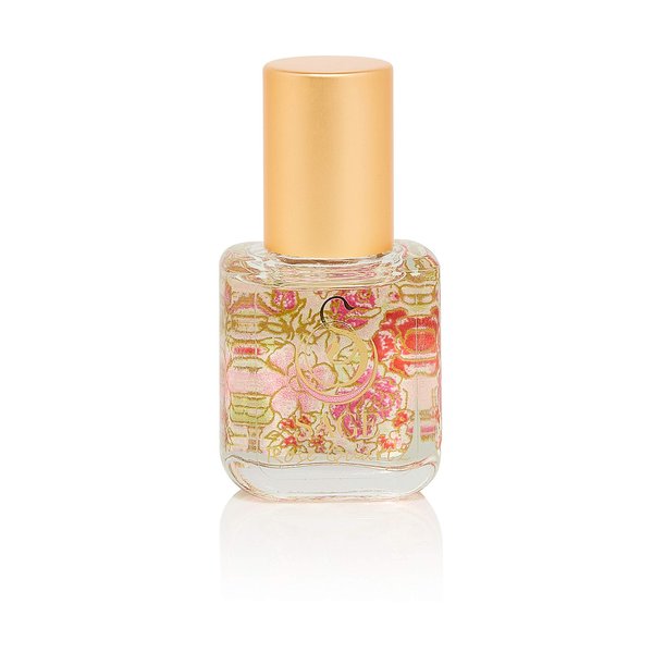 Rose Quartz Organic Perfume Oil Extract Roll-On by Sage- 1/4 oz, Vegan & Cruelty-Free, Floral Scent, Rose Damask, Honeysuckle, Jasmine
