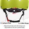 Kids Bike Helmet, Adjustable and Multi-Sport, from Toddler to Youth, 3 Sizes (Green)