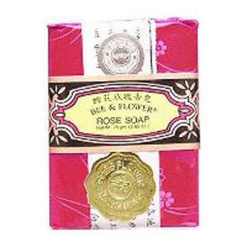 Bee & Flower Soap Bar Rose