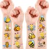 96PCS Bee Temporary Tattoos for Kids - Cute Party Favors & Decorations, Perfect for Birthday Parties, School Prizes, and Themed Gifts for Boys & Girls