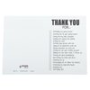 Funny Adult Thank You Cards - 20 Pack of "Thank You For" Checklist Cards - Crazy, Funny, Positive or Silly - Black Foil Embossed and Black Foil Lined Envelopes (A7) 5 x 7