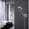 simpletome Shower Head Holder Adhesive Adjustable Bracket Wall Mount SUS304 Stainless Steel