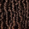 3 Packs 10 inch Ombre Synthetic Crochet Braids - Pre-twisted Fluffy Curly Hair Extensions 15 strands/pack (T1B/30#)