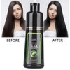 Natural Black Hair Shampoo, White to Black Shampoo for Men and Women, White Hair Removal Dye Hair Coloring Shampoo(250ml)