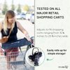 Totes Babies - Car Seat Carrier for Shopping Carts, Allows Babies, Newborns, Infants and Toddlers to Stay Snug or Sleeping in Car Seat While Parents Shop, As Seen on Shark Tank