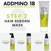 ADDMINO-18 Hair Mask - Reborn Hair Mask for Dry and Damaged Hair and Growth with 18 Amino Acids - Nourishing Hair Treatment for Dry Damaged Hair - Pear/Linseed Oil for Hair Care - 250ml/8.45 fl. oz.