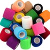 BQTQ 40 Rolls Self Adherent Wrap 2 Inch Self Adhesive Bandages Wrap Tape Stretch Bandage Self Stick Bandage Wraps for Wrist Ankle Swelling Sprains(20 Colors)