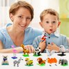 ENHANA 12 Packs Mini Forest Animals Building Blocks Toys Party Favors for Kids,STEM Educational Brick Kits,Goodie Bags, Classroom Prizes, Birthday Valentines Easter Gifts for Kids Boys Girls 1347PCS