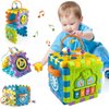 MiniFAIRY Activity Cube Baby Toys 6 to12 Months,Early Educational Music Light Up Baby Toys for 6 12 18 Months,1 Year Old Baby Toys Play Center, Montessori Toys for 1 2 3 Years Old Boys Girls