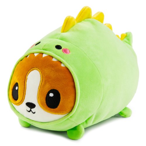 JOYIN Stuffed Animal, Kawaii Dinosaur Plush Toy, 11" Soft Dinosaur Plushie with Corgi Face, Plush Pillow for Kids and Adults, Christmas Surprise Gift for Boys and Girls (Corgisaur)