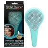 Michel Mercier Detangling Paddle Brush - Patented No-Tangle Hair Brush - Reduces Hair Loss, Frizz, and Breakage - Thick Hair - Pink-Turquoise - 1 pc