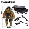 XDUOYJOY Military Toys with 12 Realistic Army Men Action Figures and Weapon Gear Accessories, Army Toys Soldiers for Boys Girls Gift