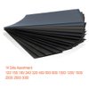 42 Pcs Wet Dry Sandpaper 120 to 3000 Grit Assortment 9 * 3.6 Inches Abrasive Paper Sheets for Automotive Sanding Wood Furniture Finishing