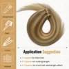 Belaved Highlights Tape in Human Hair Extensions Natural Hair Remy Tape in Human Hair Extensions for Women Straight Hair Ash Blonde&Bleach Blonde 12inch 50 Gram 20 Pcs Glue in Hair Extensions