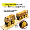 Zany Trains Series 1 - Wooden Train Set with Cargo - Compatible with All Wooden Train Sets - Wooden Train Cars (The Pesky Pests)